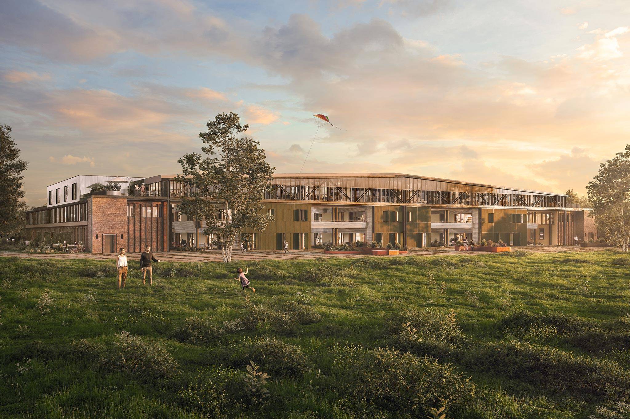 Von der Werkhalle zum Zuhause: Die Endmontagehalle bietet Wohnungen am Flugfeld – mit Denkmal-AfA und Blick ins Grüne.